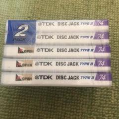オーディオカセットテープ5本セット【TDK DJ2-74X2F】