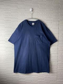 80's シングルステッチ　ヴィンテージ 無地ポケットtシャツ　フルーツのサムネイル
