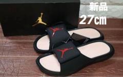 生産終了デッド！名機復刻！稲妻セメント！ナイキジョーダンハイドロ新品サンダル27 生産終了デッド！名機復刻！稲妻セメント！ナイキジョーダン