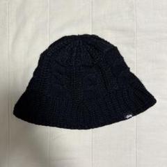 stussy swirl knit bucket hat black - メルカリ