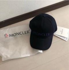 MONCLER ベースボール ロゴキャップ ネイビー
