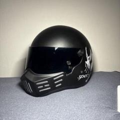 【メ1110-23】シンプソン風CRG ATV-8 フルフェイスヘルメット中古品 ATV-4 バンディットフルフェイスオンロードカーポンヘルメット