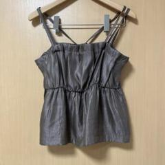 Greedy Brilliant 黒 レース ベスト　グレイディブリリアン セール】フロントコード刺繍レースベスト（ニット/セーター