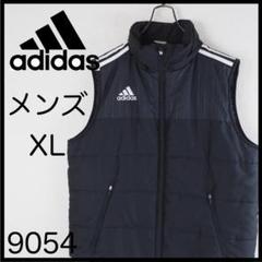 偉大な adidas メンズ 中綿 アウター ベスト ゴルフ 黒 XL ダウンベスト ジャケット・アウター