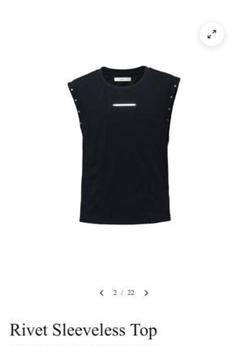 完売品　jent louis Rivet Sleeveless Top 完売品 jent louis Rivet Sleeveless Top - メルカリ