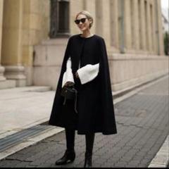 LOULOU WILLOUGHBY】◇リトルブラックケープジャケット