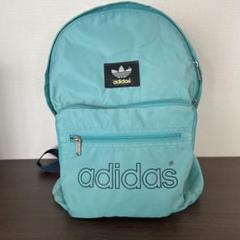 adidas 水色 ナップザック