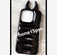 iPhone15pro ケース デビル ブラック