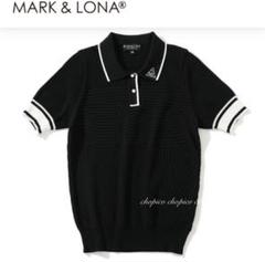値下げMARK & LONA 長袖ポロシャツ ブラック　Mサイズ MARK & LONA 長袖ポロシャツ ブラック Mサイズ
