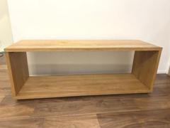 最終セール！！無印良品 MUJI 無垢材 木製 テーブルベンチ オーク材 m76822264490_1.jpg?1736952378