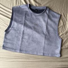 SHEIN ブルー ノースリーブタンクトップ