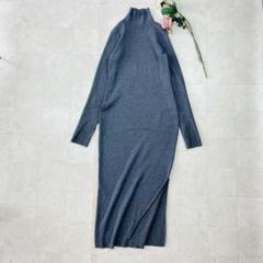 美品NOBLEナロータイトスリットニットワンピース S セール】《追加》ナロータイトスリットニットワンピース 2