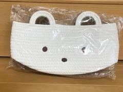 【ファミリア】収納バスケット　白　ベアー　ノベルティ