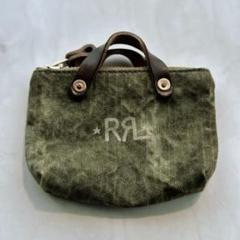 RRL 絶版キャンバスレザー バッグ 129456