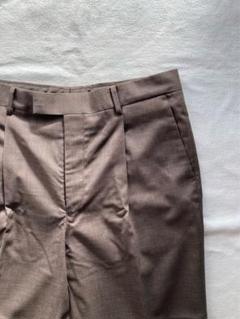 オーラリー　22SS wool slacks ブラウン　5 備品　ビッグサイズのサムネイル