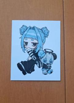 女の子とクマさん　アート