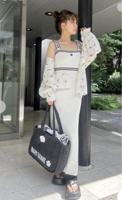 【値下げ】LILY BROWN MARYQUANT シアーオーバーシャツ ブルー LILY BROWN MARYQUANT シアーオーバーシャツ ブルー レディース