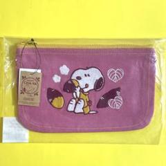 スヌーピービレッジ茶屋 川越限定 刺繍ポーチ 焼き芋 - メルカリ
