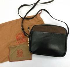 極美品■ロエベ　ベラスケス　ショルダーバッグ　本革　ツイスト金具　クロスボディ LOEWE ロエベ ベラスケス ツイスト レザー 巾着 ショルダー