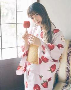 メゾンドフルール 果音 林檎飴 浴衣 ピンク Maison de FLEUR Petite Robe on X: 