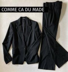 COMME CA DU MADE ブラック　セットアップ黒 パンツスーツ 上下 2025年最新】COMME CA DU MODE 季節感：冬 パンツスーツ上下の