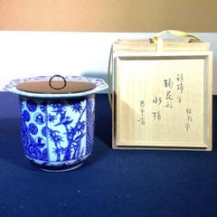 水指、祥瑞一重口、輪花蓋付、祥堂作 0131085100_679c10643febe.jpg