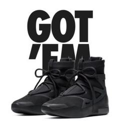 NIKE エアフィアオブゴッド1 Triple Black 28.5