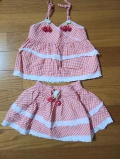 Shirley templeシャーリーテンプル セットアップ イチゴ ワンピース