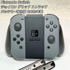 Nintendo Switch 本体 グレー グリップ ジョイコンストラップなし lifepowershop_lp03143
