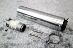 ２ＷＡＹサイレンサーＢＵＵＴＡ　銀黒４２．７Π/汎用 エンデ 2WAYサイレンサーBUUTA 銀黒42．7Π/汎用 エンデ