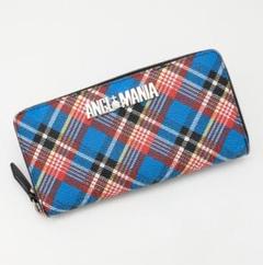 ヴィヴィアンウエストウッド 長財布 アングロマニア チェック ブルー レッド