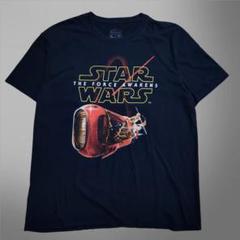 STAR WARS　スターウォーズ　フォースの覚醒　ムービー　Tシャツ　黒　XL