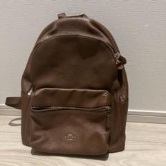 CORCH コーチ　リュック　バックパック　F38288 ブラウン コーチ リュック F38288 大容量 A4サイズ収納 シボ革 レザー