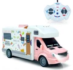 ラジコンカー 車 おもちゃ キッチンカー 電動RCカー リモコンカー ピンク
