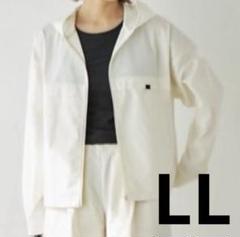 しまむら mysa closet 田中里奈 ジップパーカー LL 中白