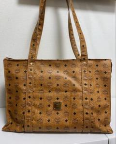 MCM/エムシーエム ブラウンレザー トートバッグのサムネイル