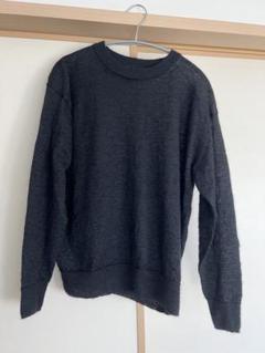 美品　Batoner バトナー　クルーネック　黒　メンズ1 モヘアシルクのサムネイル