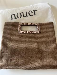 新品未使用　タグ付き　nouer ヤマダヤ　カゴバック　パープル ヤマダヤ 夏バッグ カゴバック パープル nouer - メルカリ