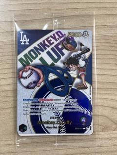 ドジャース×ワンピースコラボ ストローハット & カード　来場者限定4万人 ONE PIECE×ドジャースコラボ ワンピーストレーディングカード