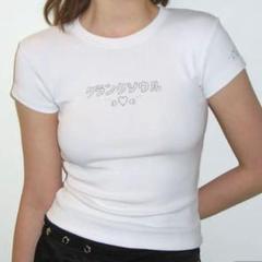 CRANK レタリングホットフィックストップ ホワイト tシャツ