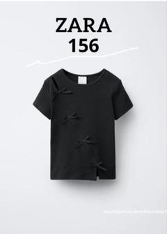 ZARA ザラ　キッズ　ガール　Tシャツ　リブT トップス　半袖　150 160