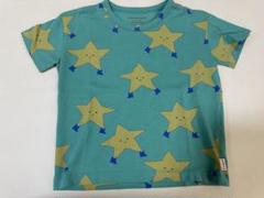 tinycottons 星柄 Tシャツ 青緑色 3y