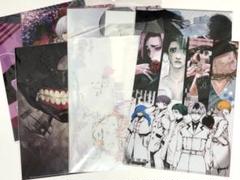 東京喰種　東京グール　アニメイト特典ペーパー　ポストカード　しおり　ミニファイル 東京喰種 非売品セット ポストカード しおり シール 石田スイ