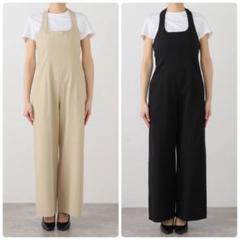 美品 25ss SpickandSpan コットンツイルガーメントダイサロペット