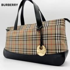 2025年最新】バーバリー ハンドバッグ チャーム ノバチェック