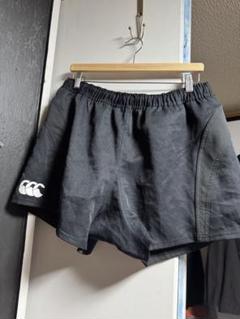カンタベリー　滑り止め付き　ラグビー　パンツ　短パン　黒