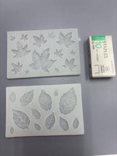 シリコン葉っぱ型モールド2枚セット