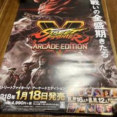 PS4 ストーリートファイターV アーケードエディション　非売品ゲームポスター m76905104595_1.jpg?1665035552
