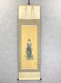 美品 掛け軸 国井道成作 金地 金閣寺図 共箱 二重箱 保証書付き 掛軸 国井道成 寿観音 共箱 仏事 仏像 3-34 - メルカリ