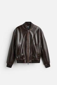 2025年最新】zara フェイクレザーボンバージャケットの人気